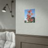 Pink Orchid Flowers Poster