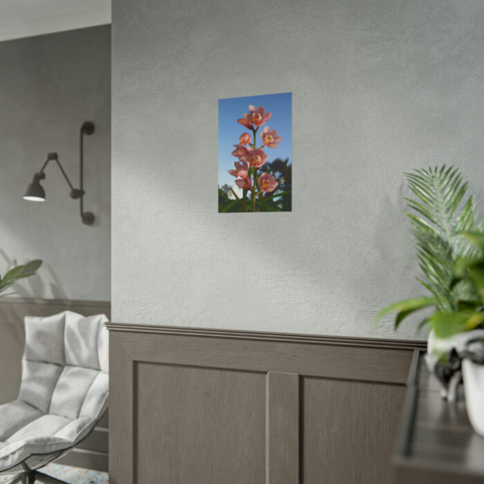 Pink Orchid Flowers Poster - Image 140