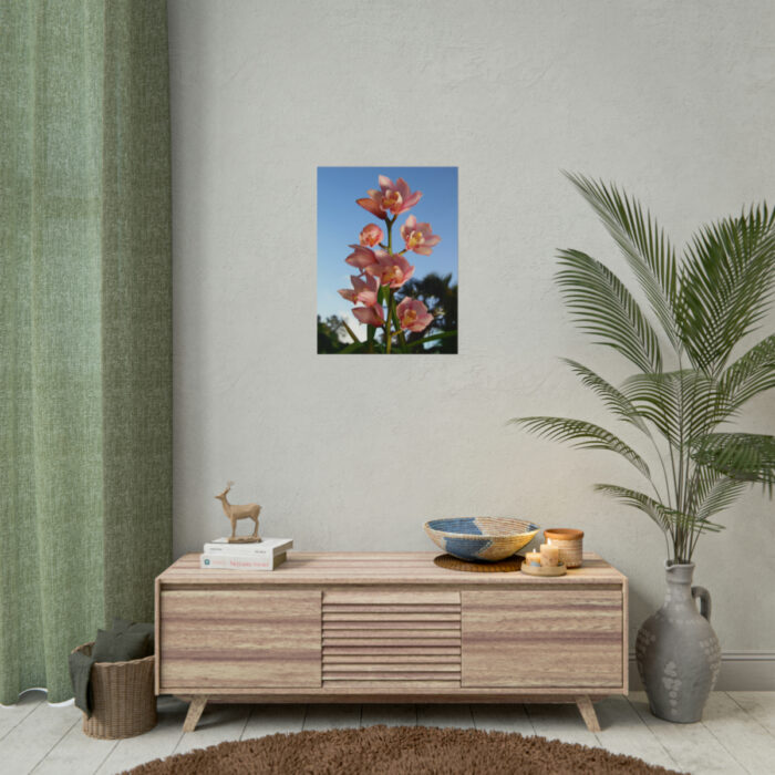 Pink Orchid Flowers Poster - Image 199