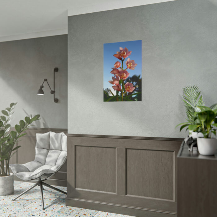 Pink Orchid Flowers Poster - Image 215