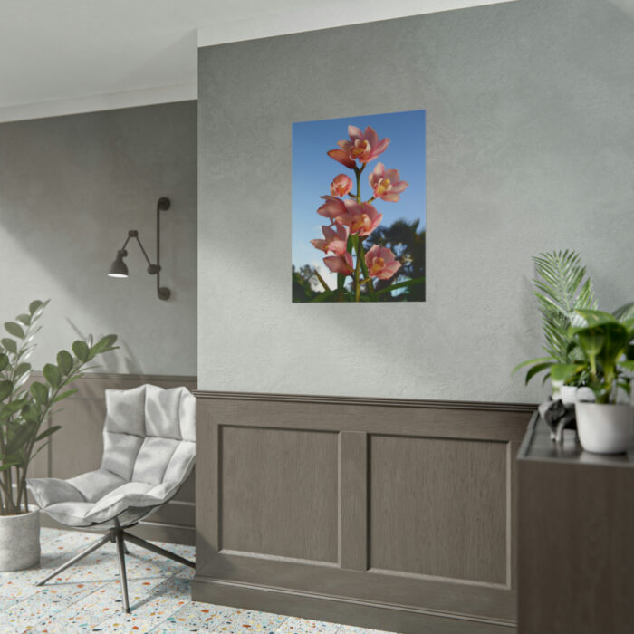 Pink Orchid Flowers Poster - Image 260