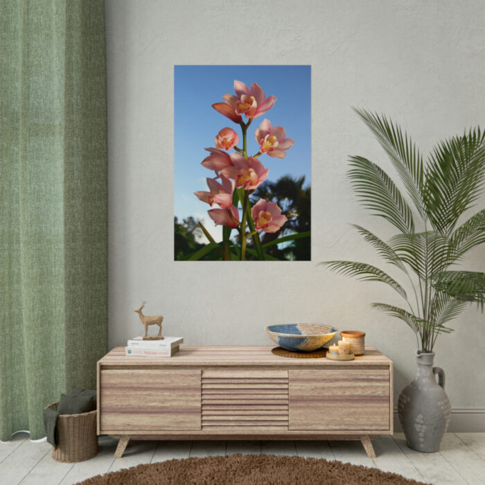 Pink Orchid Flowers Poster - Image 284