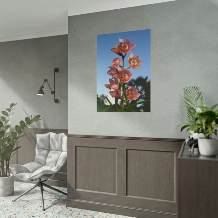 Pink Orchid Flowers Poster - Image 285