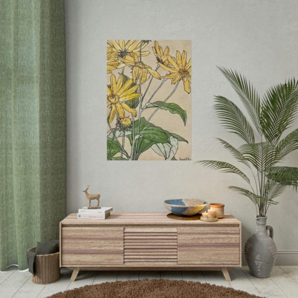 101894-31.jpg Sunflowers by Hannah Borger Overbeck Poster