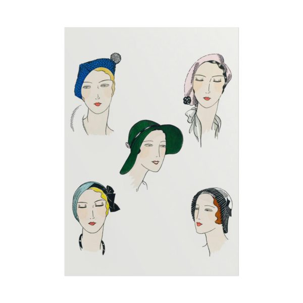 101894.jpg The Pretty Seasonal Hats Poster