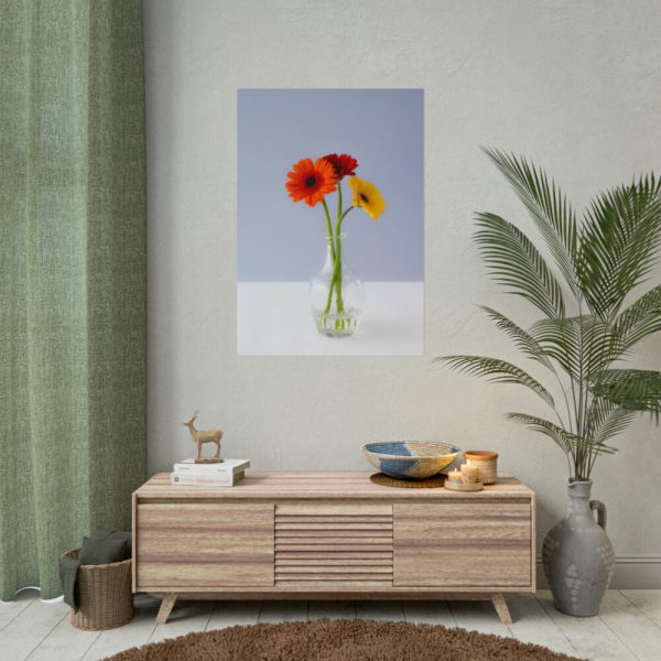 Three Daisies Poster