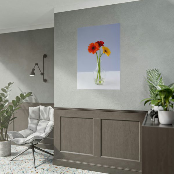 Three Daisies Poster