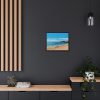 88283-4.jpg Crowded Beach with Tourists Framed Canvas