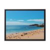 88284.jpg Crowded Beach with Tourists Framed Canvas