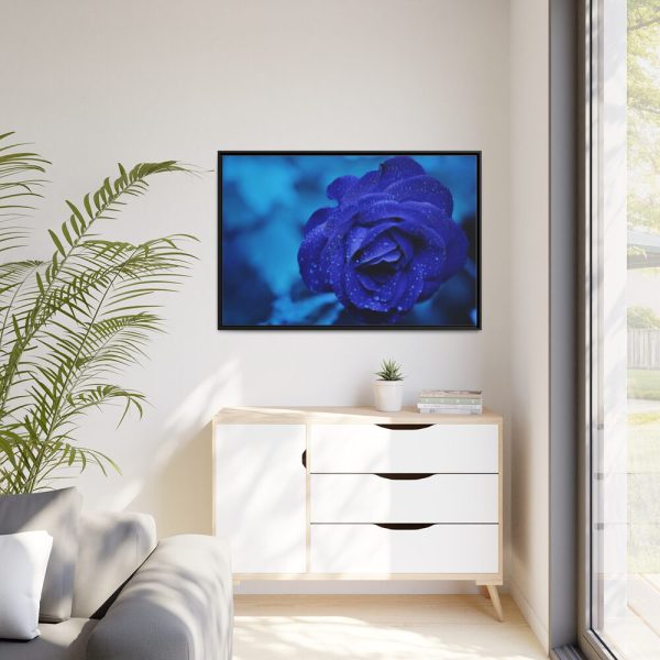 88289-107.jpg Blue Roses Framed Canvas