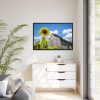 88289-111.jpg Sunflower and Farm Barn Framed Canvas