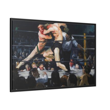 Stag at Sharkey's by George Wesley Bellows Framed Canvas