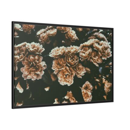 Brown Aesthetic Framed Canvas