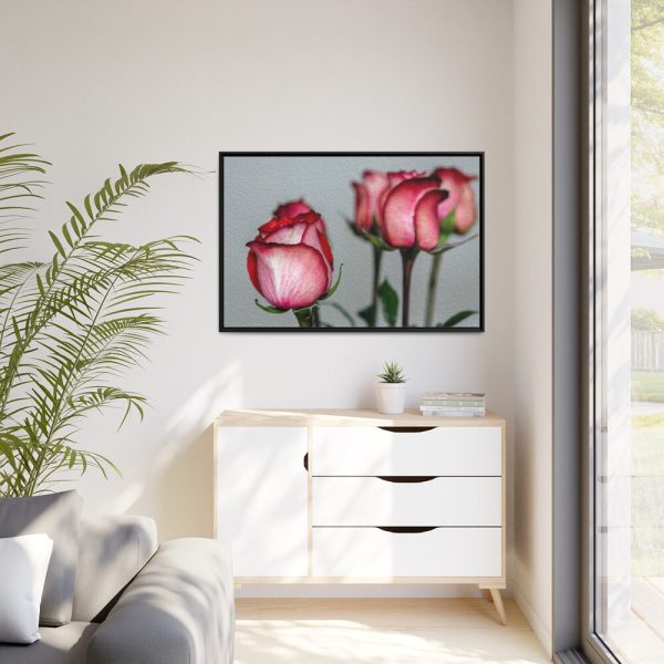88289-131.jpg Red Oil Rose Framed Canvas