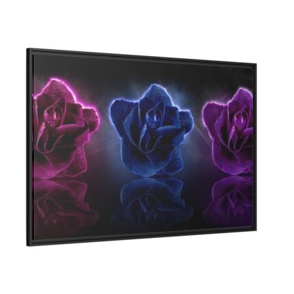 Rose Flower Blossom Framed Canvas