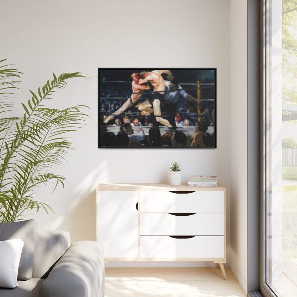Stag at Sharkey's by George Wesley Bellows Framed Canvas