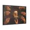 88289-16.jpg Seven Male Hands Encircling a Mug of Beer Framed Canvas