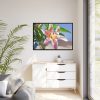 Pink Lily Framed Canvas