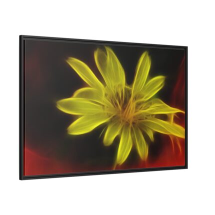 Yellow Flower Framed Canvas