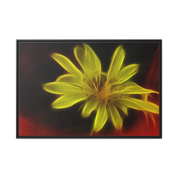 Yellow Flower Framed Canvas