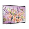 Garden Flower Framed Canvas