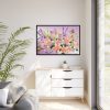 Garden Flower Framed Canvas