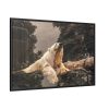 88289-208.jpg Polar Bear in Zoo Framed Canvas