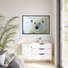 88289-239.jpg Polar Bear Close up Framed Canvas