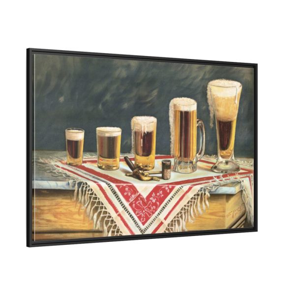 The Toper's Dream Framed Canvas