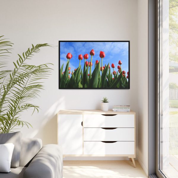 88289-251.jpg Red Tulip Framed Canvas