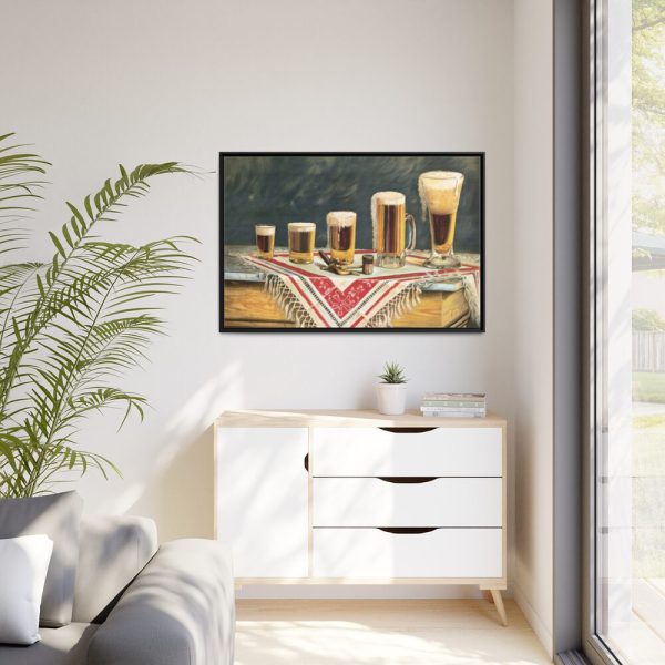 The Toper's Dream Framed Canvas