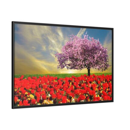Signs of Spring Framed Canvas