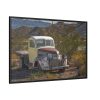 Truck in Ghost Town Framed Canvas