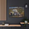 Truck in Ghost Town Framed Canvas