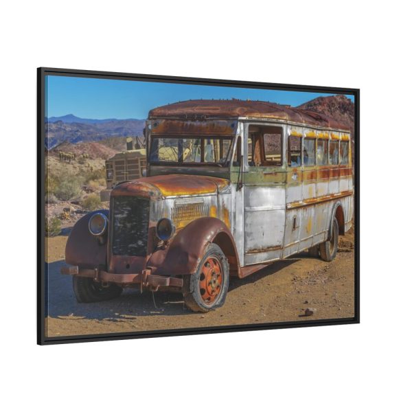 88289-325.jpg Old Rustic Truck in Nevada Framed Canvas