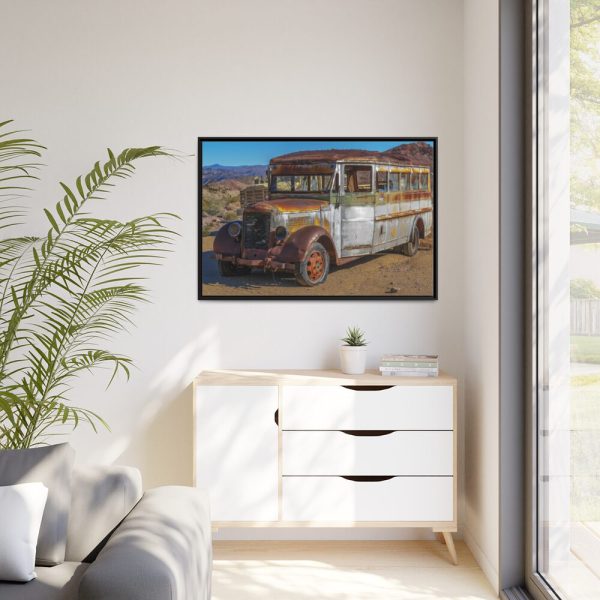 88289-328.jpg Old Rustic Truck in Nevada Framed Canvas