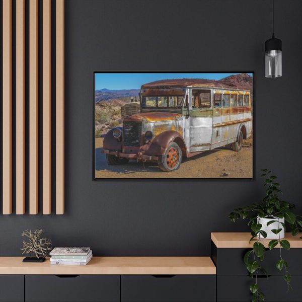 88289-329.jpg Old Rustic Truck in Nevada Framed Canvas