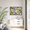 Daisy Flower Background Framed Canvas