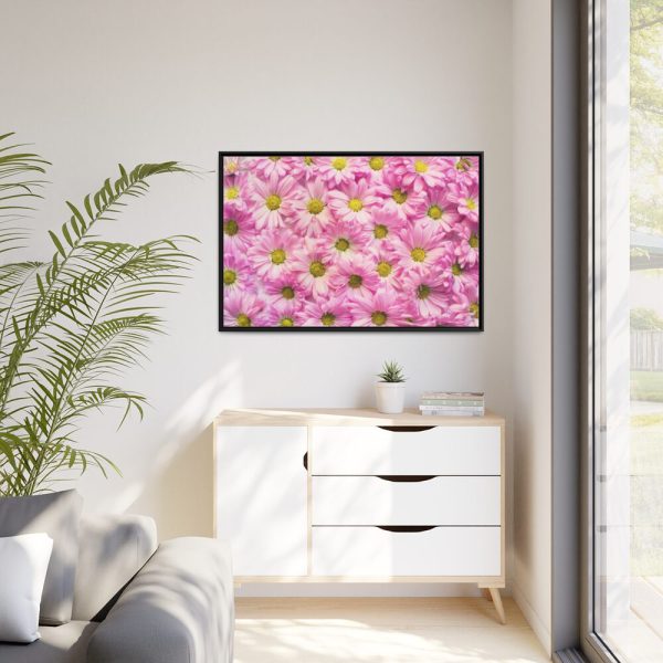 88289-363.jpg Pink Daisies Framed Canvas