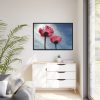 88289-373.jpg Pink Daisy with Blue Sky Framed Canvas
