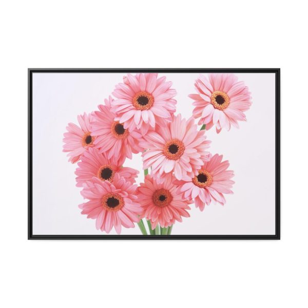 88289-376.jpg Pink Gerbera Daisies Framed Canvas