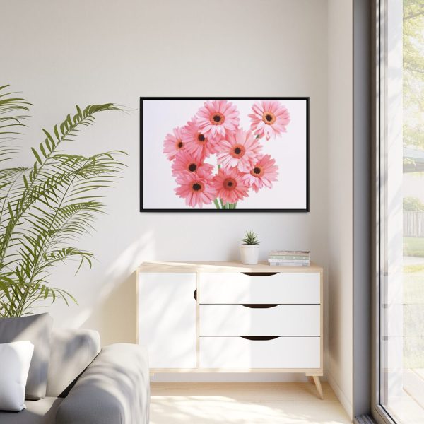88289-378.jpg Pink Gerbera Daisies Framed Canvas