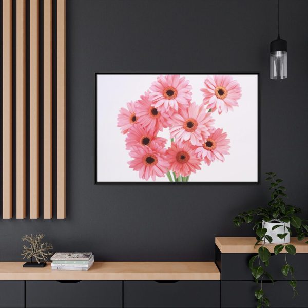 88289-379.jpg Pink Gerbera Daisies Framed Canvas