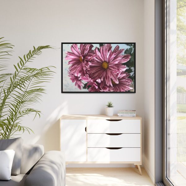 88289-383.jpg Pink-White Daisies Framed Canvas