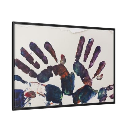 Handprint Framed Canvas