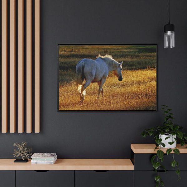 88289-414.jpg White Horses Framed Canvas