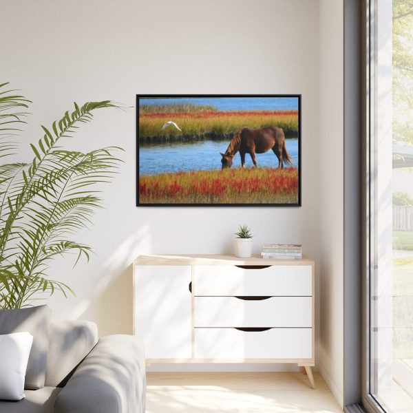 88289-418.jpg Horse Savanna Framed Canvas