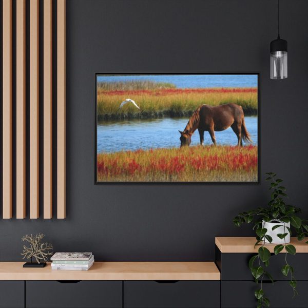 88289-419.jpg Horse Savanna Framed Canvas