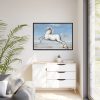 88289-428.jpg White horse Painting by Joris Hoefnagel Framed Canvas