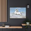 88289-429.jpg White horse Painting by Joris Hoefnagel Framed Canvas